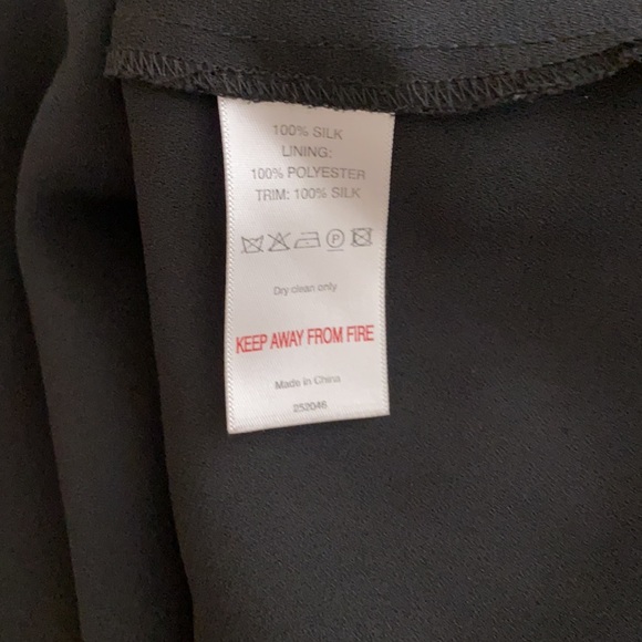 Monsoon UK 100% silk black midi formal dress - Picture 7 of 9